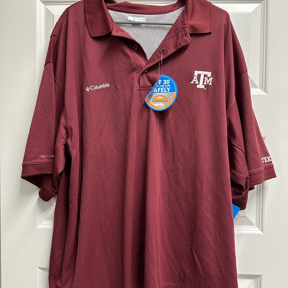 ATM Columbia Burgundy Men's Polo Shirt